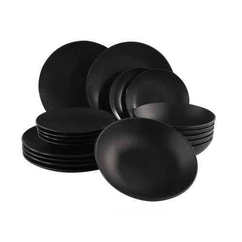Wehkamp Studio Tavola Studio Tavola Serviesset Black Tie 18-Delig aanbieding