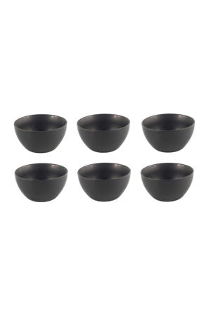 Studio Tavola Kommen Black Tie ø 14 cm - 6 Stuks