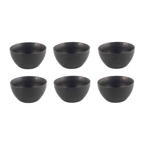Studio Tavola Studio Tavola Kommen Black Tie ø 14 cm - 6 Stuks afbeelding