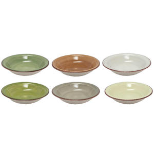 Studio Tavola Diepe Borden Deep Forest ø 21 cm - 6 Stuks