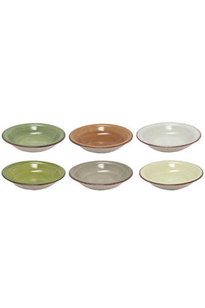 Studio Tavola Diepe Borden Deep Forest ø 21 cm - 6 Stuks