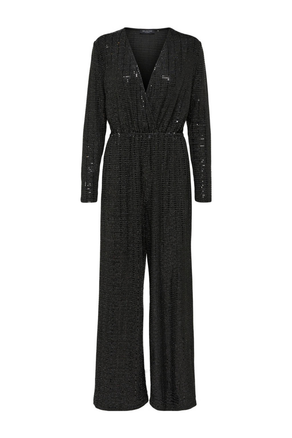 SELECTED FEMME jumpsuit zwart, Zwart