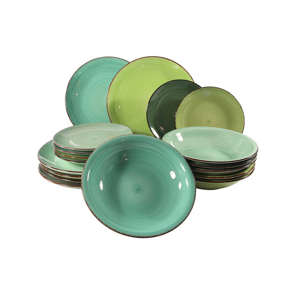 Studio Tavola summer Green (set van 18), Groen,Divers