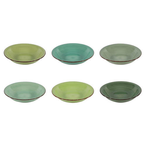 Studio Tavola Cookinglife Diepe borden / Pastaborden Delice Groen ø 21 cm - 6 stuks afbeelding