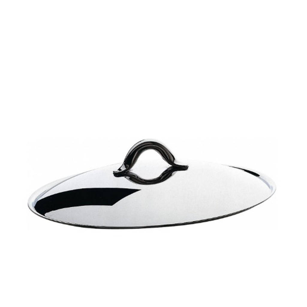 Alessi Deksel Mami SG200-16 Door Stefano Giovannoni, Zilverkleurig
