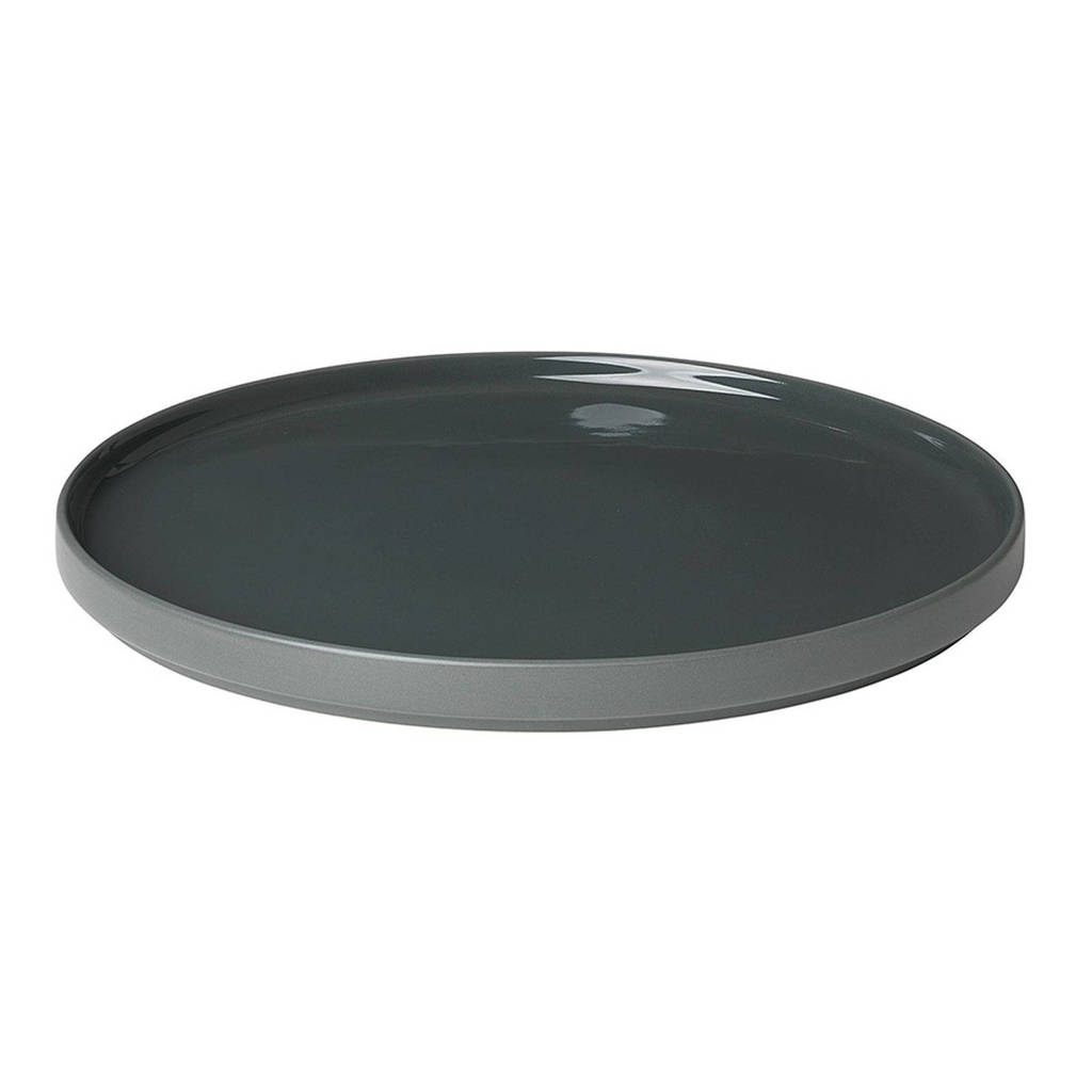 Blomus Dinerbord Pilare Agave Green (Ø27 cm), Groen,Grijs