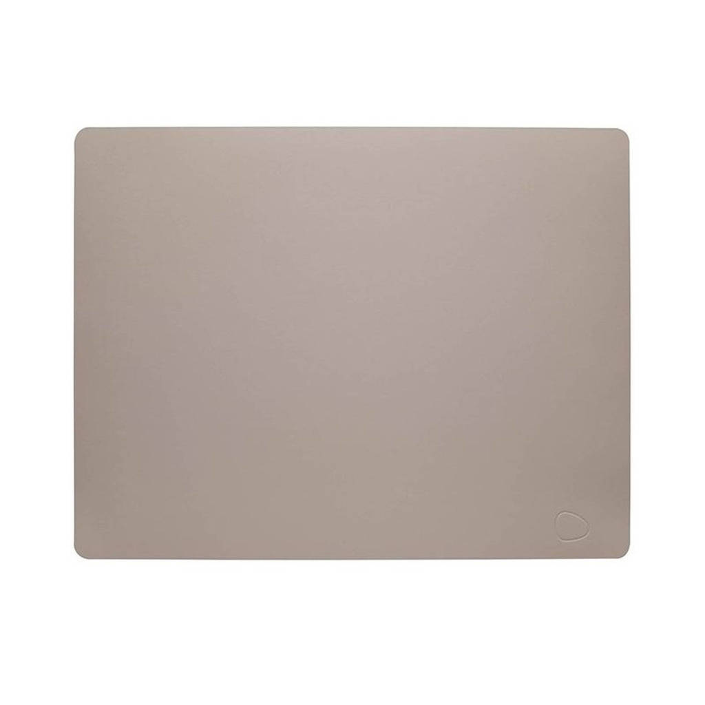 LIND DNA Placemat Leer Softbuck Grijs (35x45 cm)