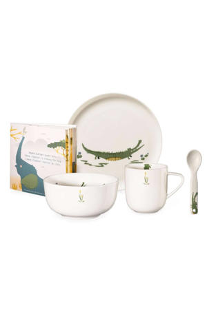 Kinderservies Kids Croco Krokodil 5-delig