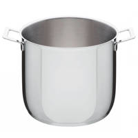 Alessi  soep- en kookpan Pots&Pans 8,8 liter, Zilverkleurig