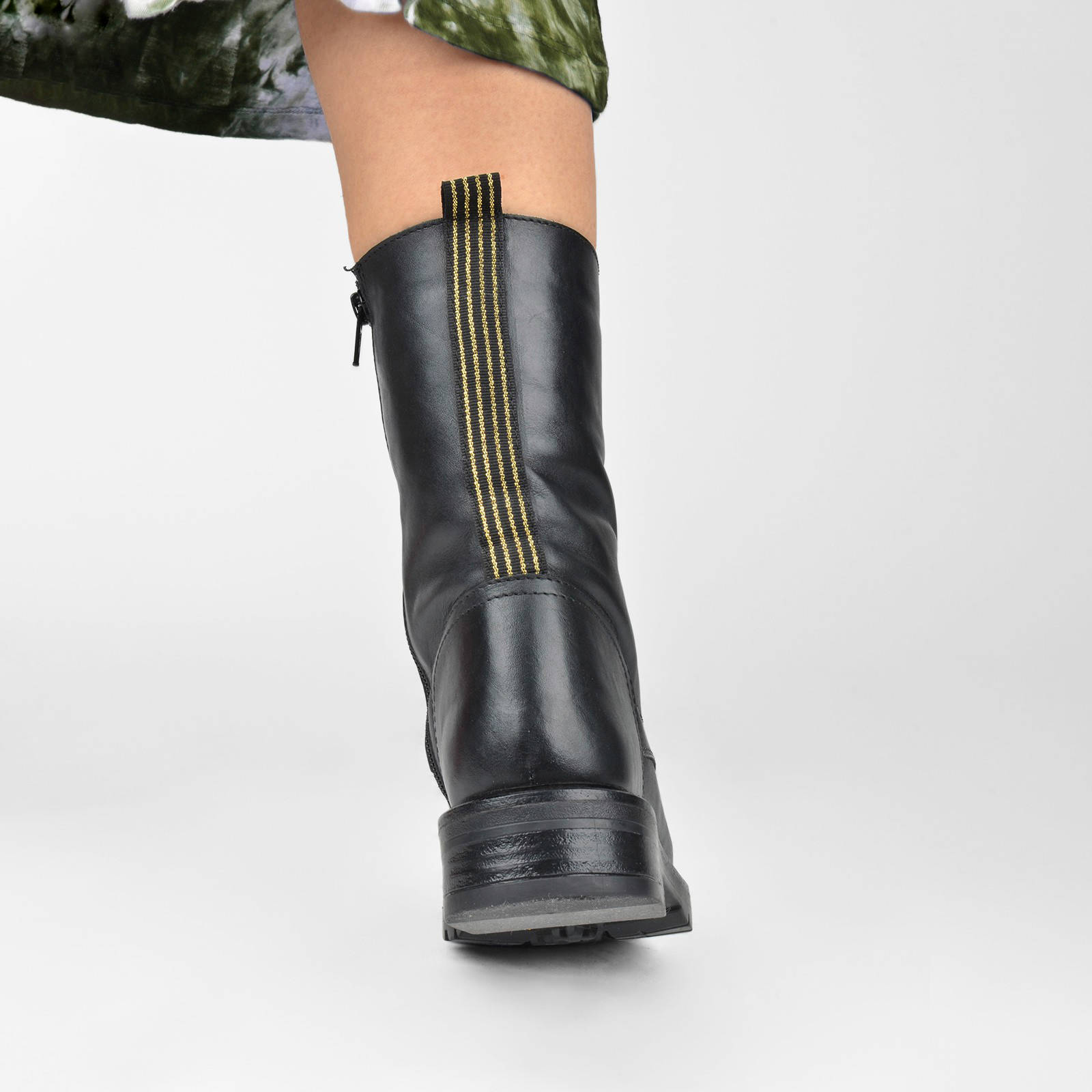 PS Poelman Dungaball leren enkelboots zwart | wehkamp