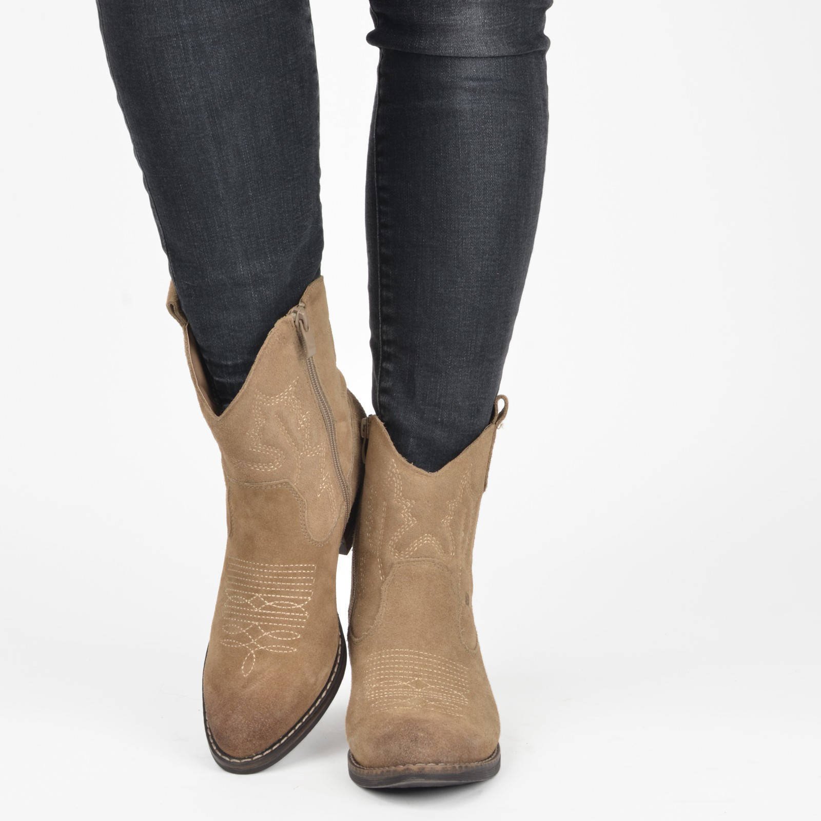 poelman enkellaars beige