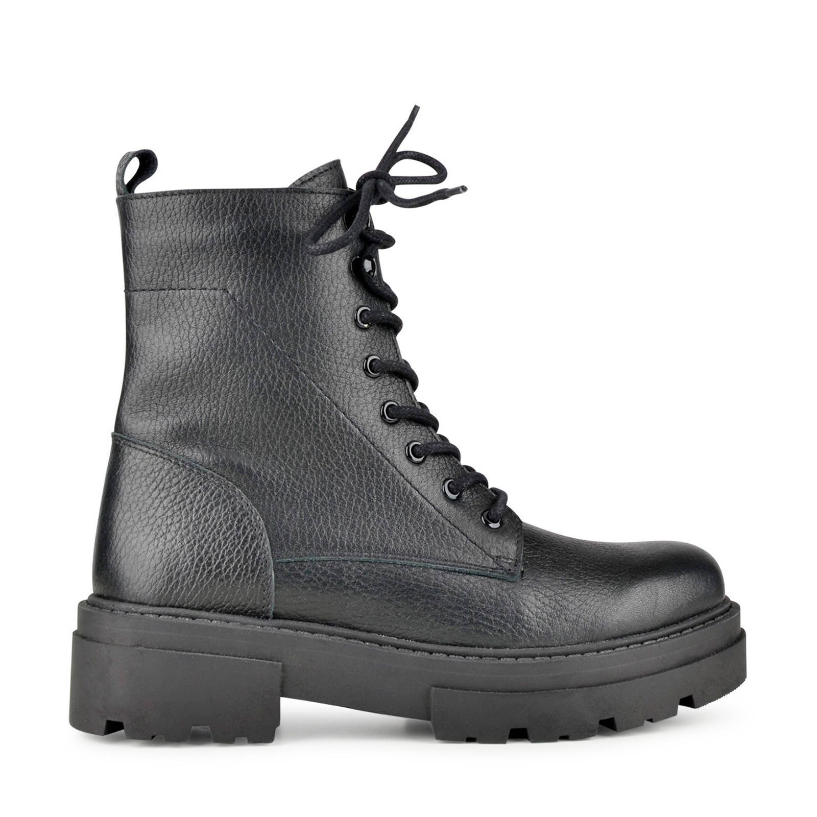 PS Poelman Loki leren veterboots zwart | wehkamp PS Poelman leren veterboots | wehkamp