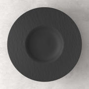 thumbnail: Villeroy & Boch Diep Bord / Pastabord Manufacture Rock - Zwart - ø 28 cm