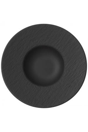 Diep Bord / Pastabord Manufacture Rock - Zwart - ø 28 cm