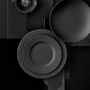thumbnail: Villeroy & Boch Dinerbord Manufacture Rock - Zwart - ø 27 cm