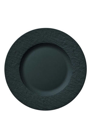 Dinerbord Manufacture Rock - Zwart - ø 27 cm