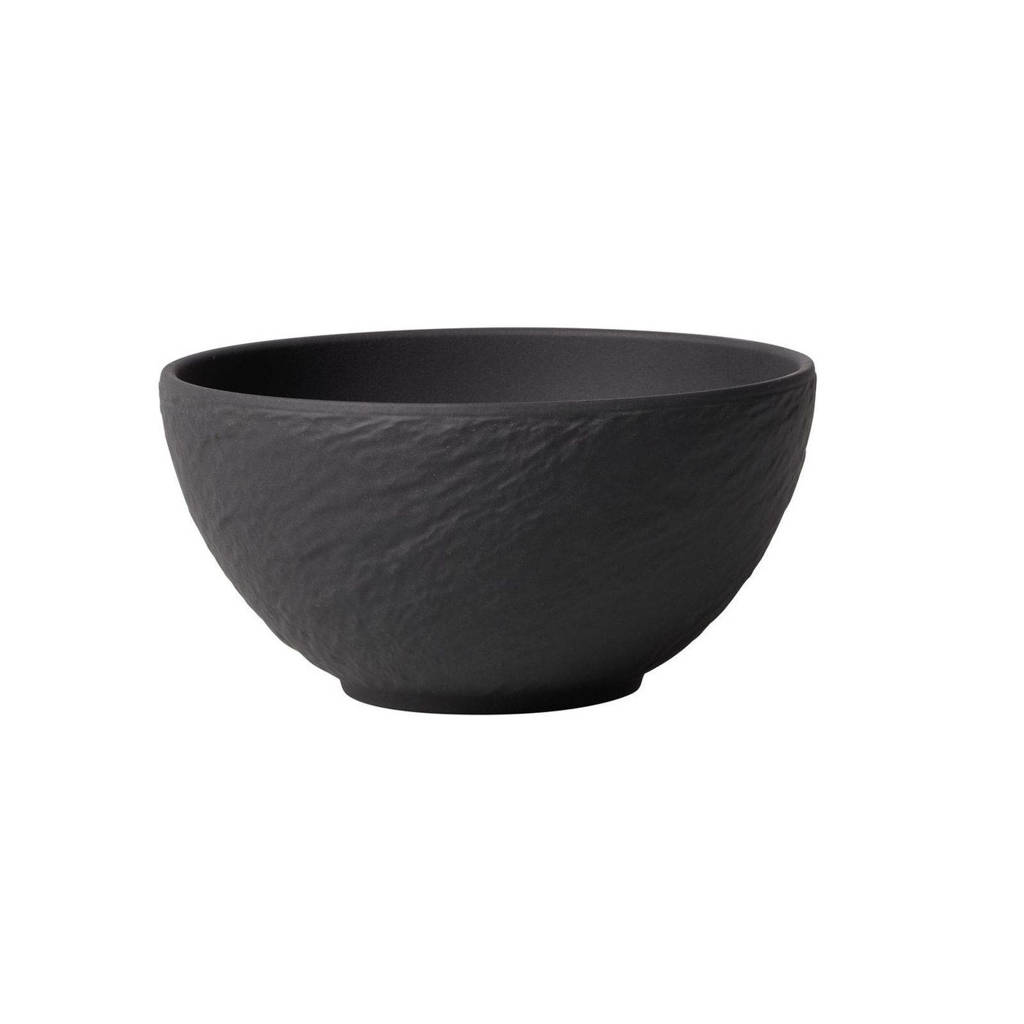 Villeroy & Boch Soepkom Manufacture Rock Zwart (Ø14 cm)