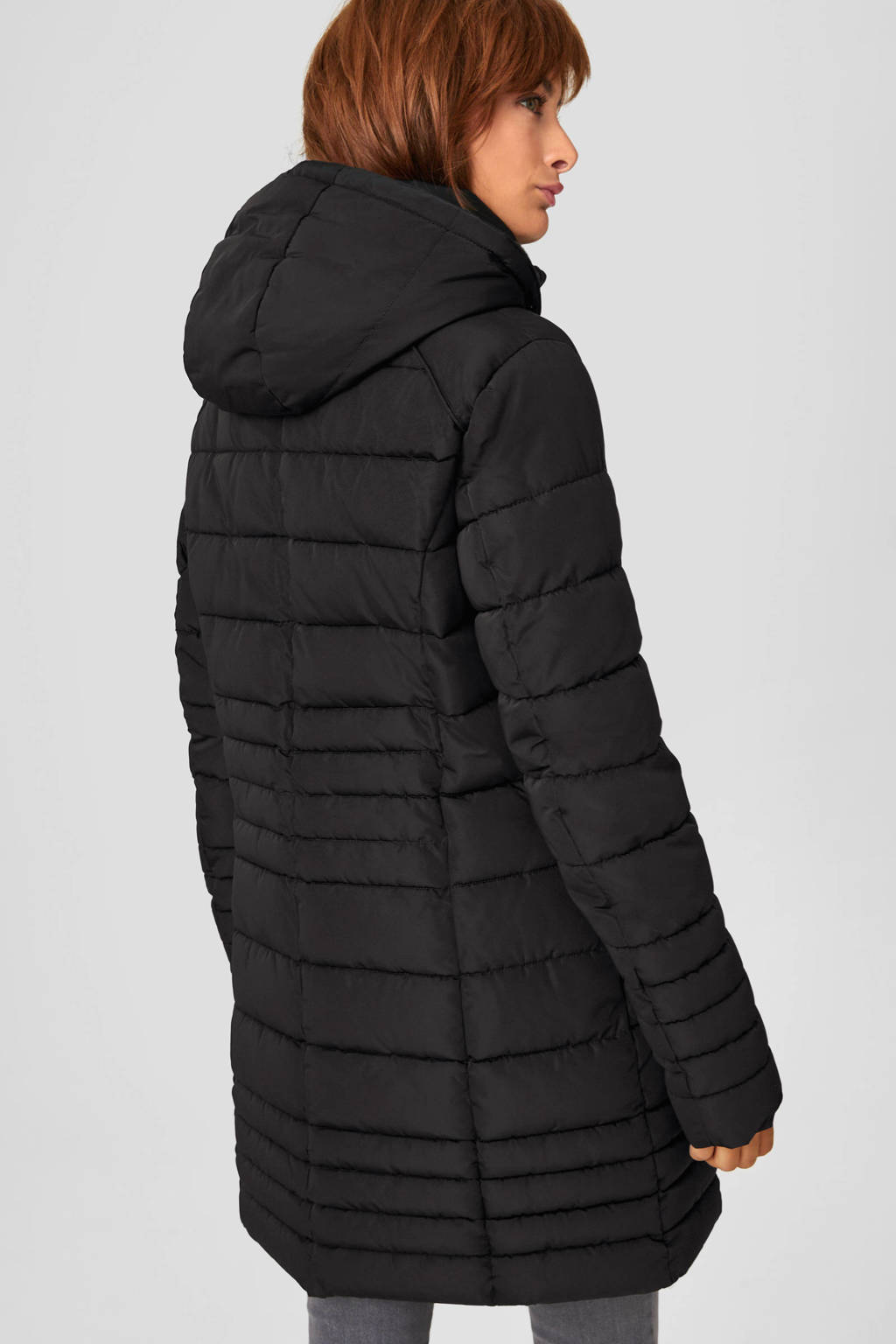 Regulatie Bijlage Asser C&A The Outerwear gewatteerde jas zwart | wehkamp