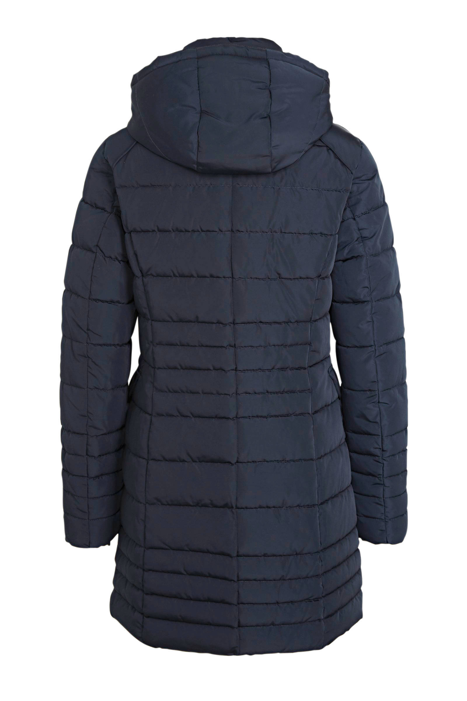 gewatteerde jas donkerblauw gewatteerde jas donkerblauw