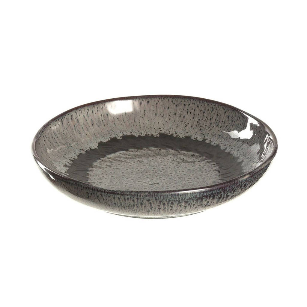 Leonardo Diep Bord Matera Grijs (Ø21 cm)