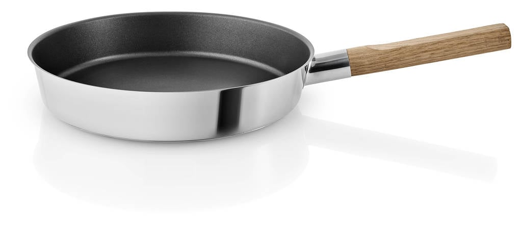 Eva Solo koekenpan Nordic Kitchen RVS (Ø28 cm), Bruin,Zilverkleurig
