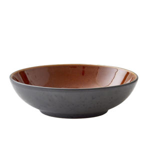 Pastabord Zwart Amber (Ø20 cm) 