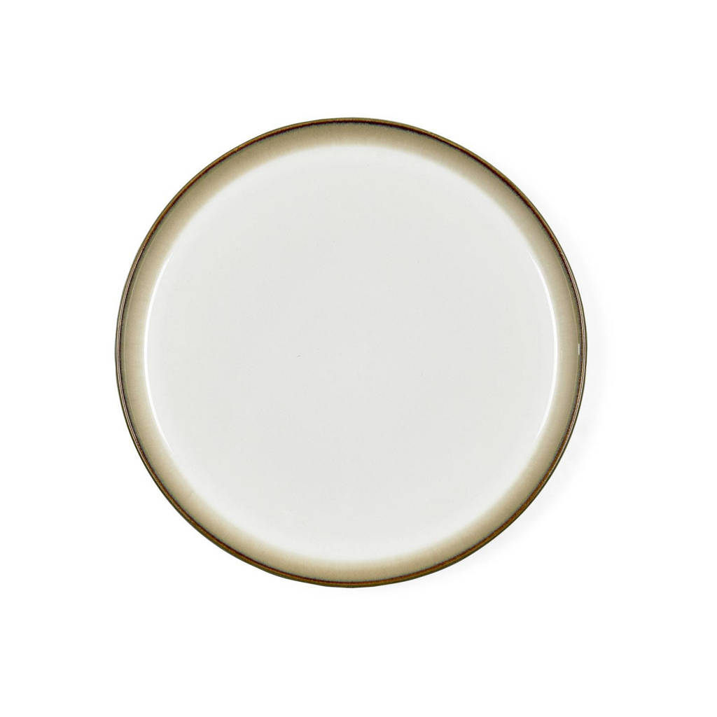 Bitz dinerbord, Grijs,Creme