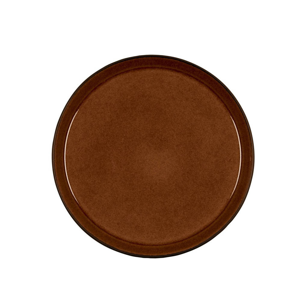 Bitz dinerbord Amber (Ø27 cm), bruin, zwart