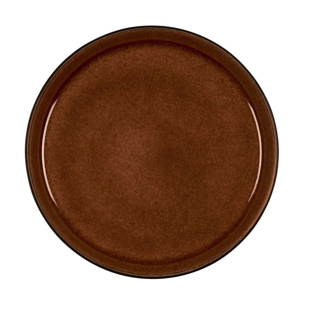 Bitz bord Amber (Ø21 cm), bruin, zwart
