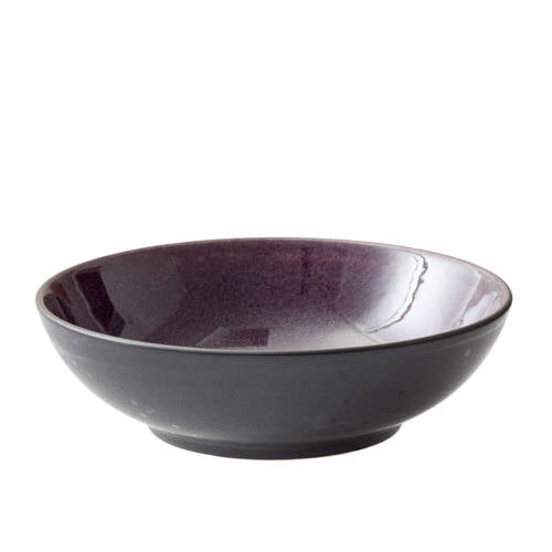Bitz Diep Bord Gastro Zwart/lila ø 24 cm - Paars,Zwart