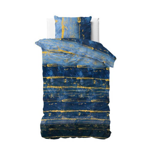 Sleeptime polyester-katoenen dekbedovertrek 1 persoons (140x220 cm) - Blauw