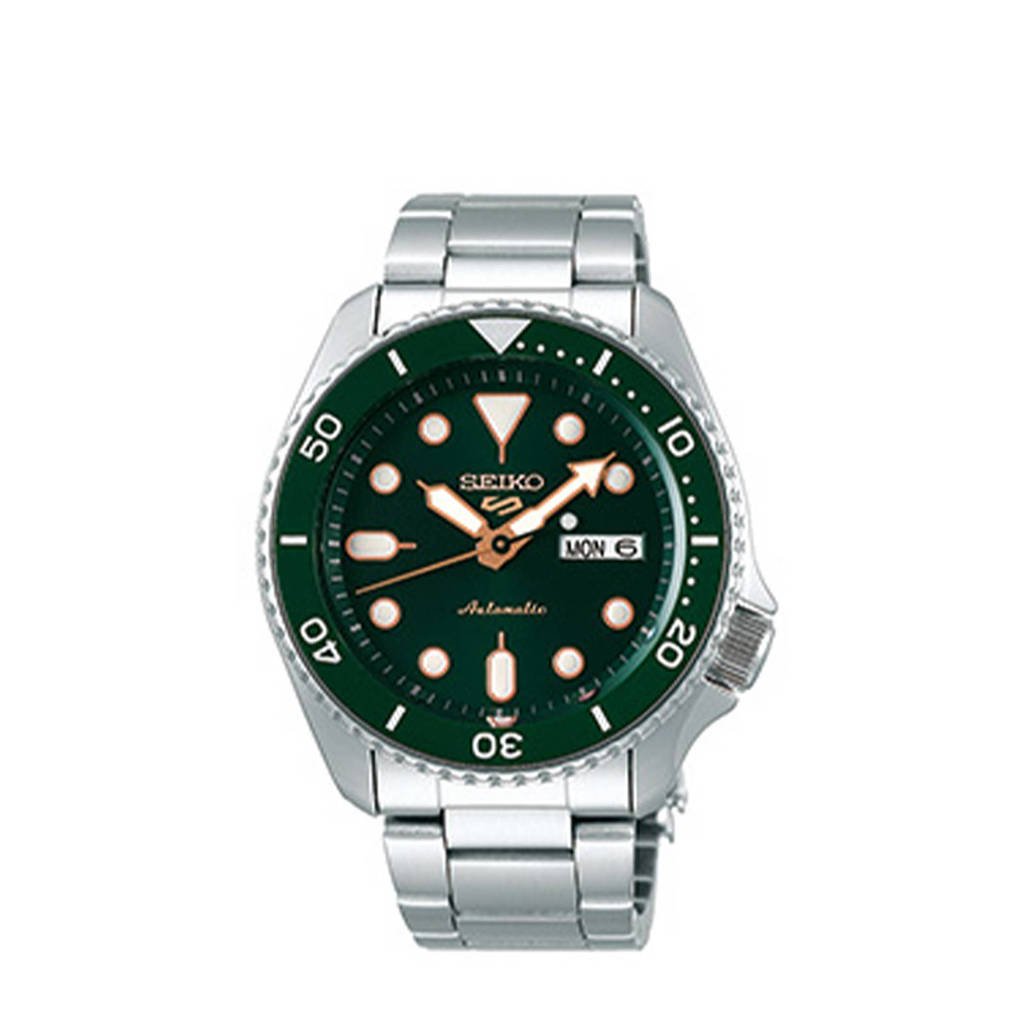 Seiko horloge SRPD63K1 zilverkleur, Zilver