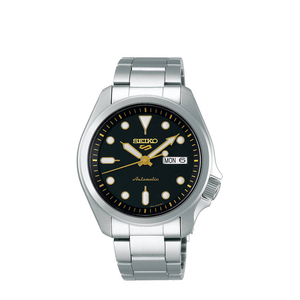 Seiko horloge SRPE57K1 zilverkleur, Zilver