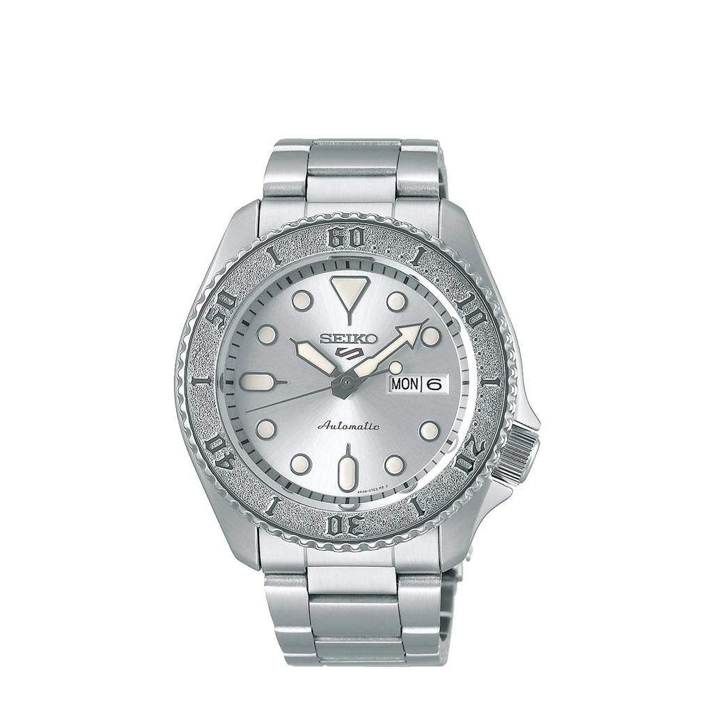 Seiko horloge SRPE71K1 zilverkleur, Zilver
