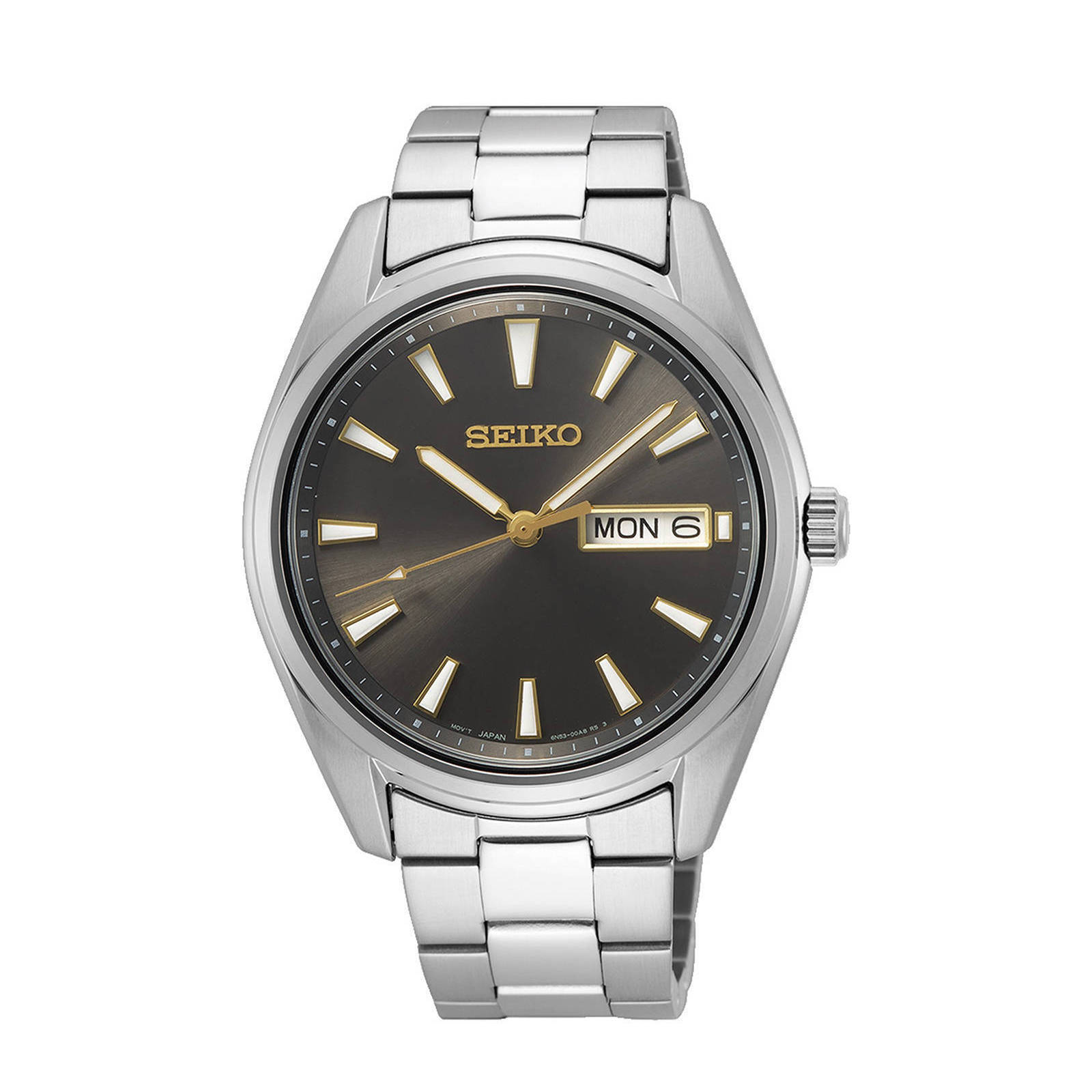 Seiko horloge SUR343P1 zilverkleurig/zwart | wehkamp