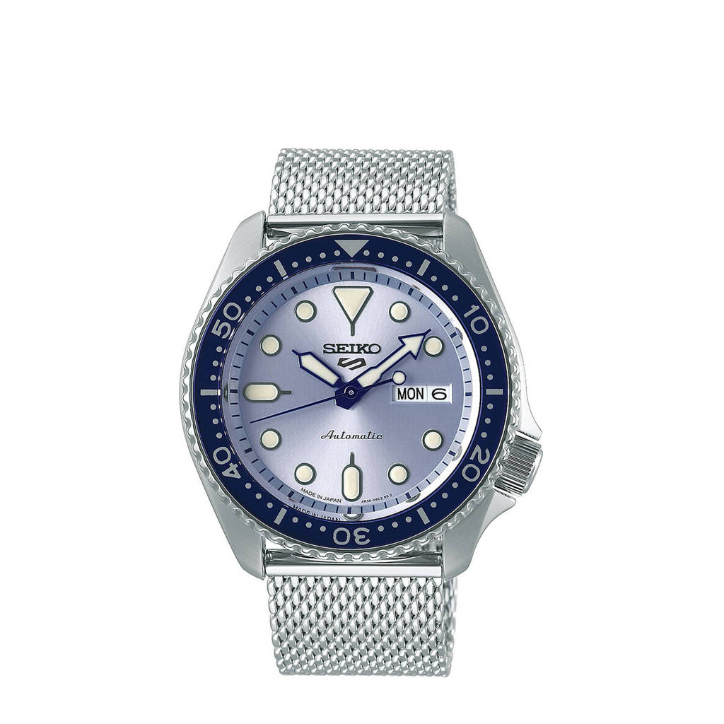 Seiko horloge SRPE77K1 zilverkleur, Zilver