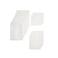 Meyco hydrofiel starterset basic uni - en 1x6 wit (set van 2x3)