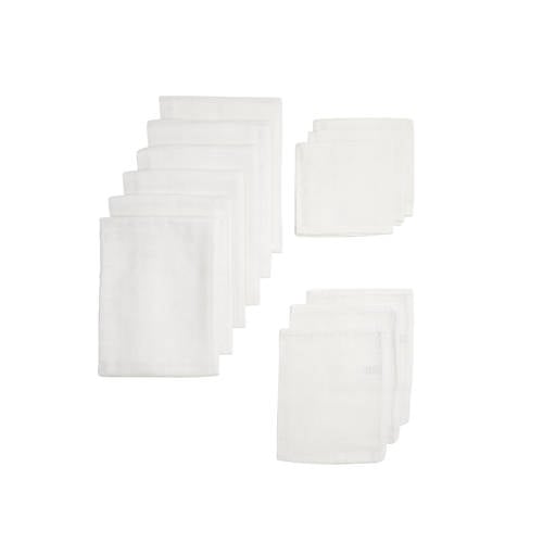 Meyco hydrofiel starterset basic uni - set van 2x3 en 1x6 wit afbeelding