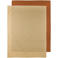 Meyco baby wieglaken - 75x100 cm Uni camel/warm sand (set van 2)