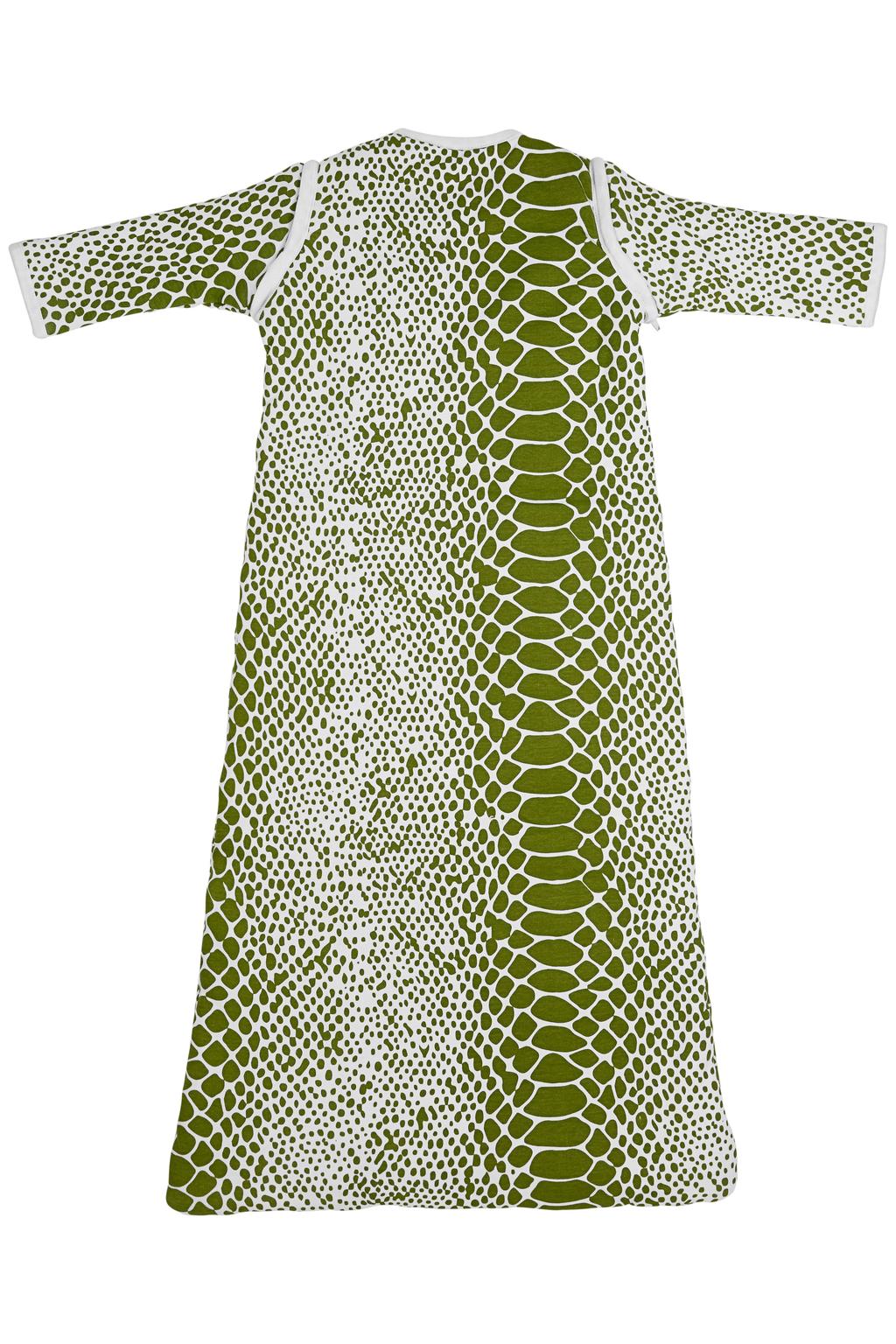 Meyco baby slaapzak met afritsbare mouw Snake avocado