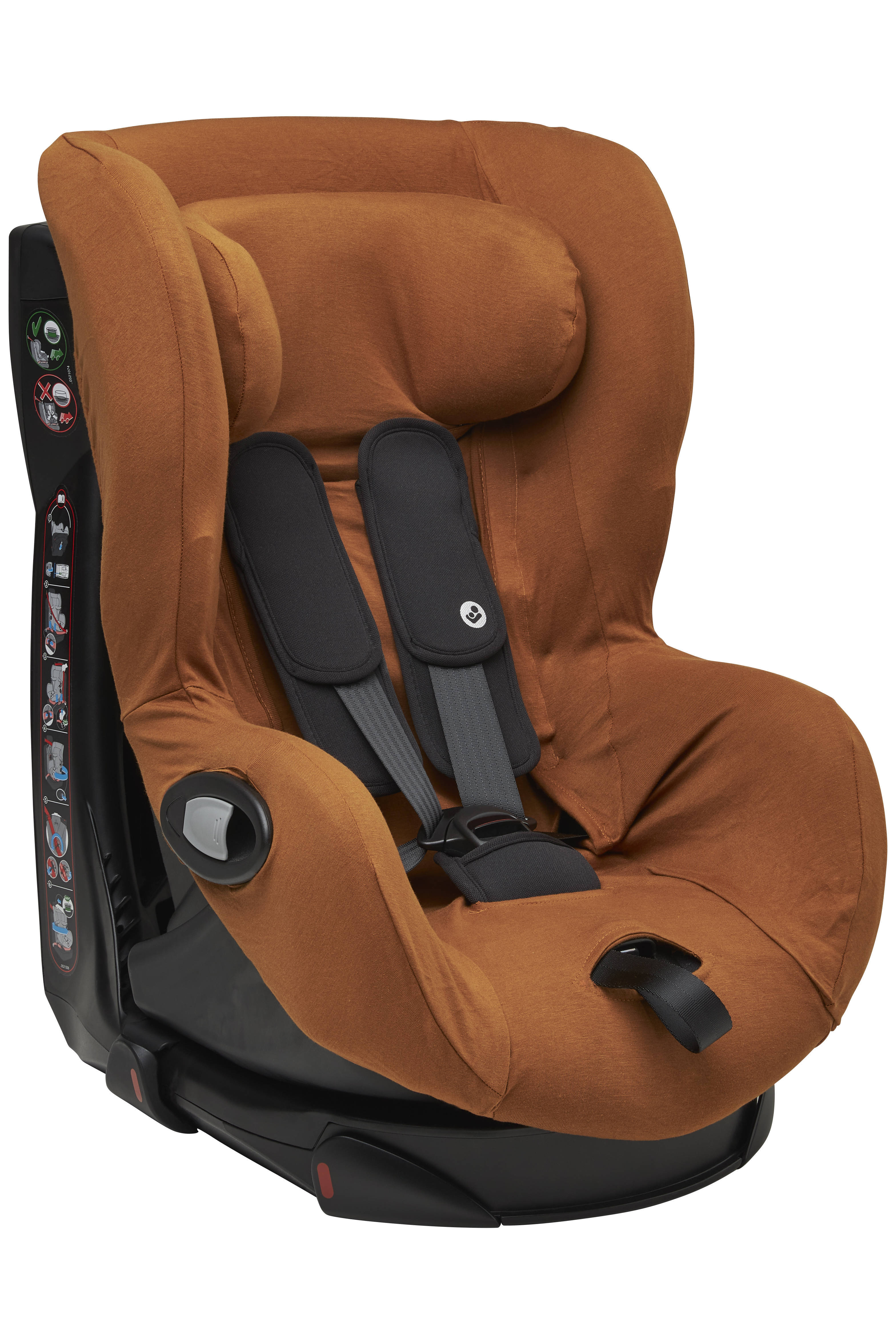 Meyco universele autostoelhoes groep 1 hoofdsteun Basic jersey camel |  wehkamp