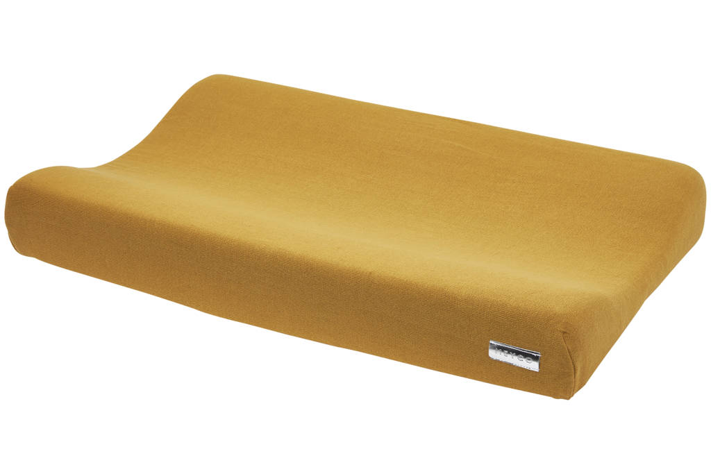 Meyco aankleedkussenhoes Knit basic honey gold, Goud