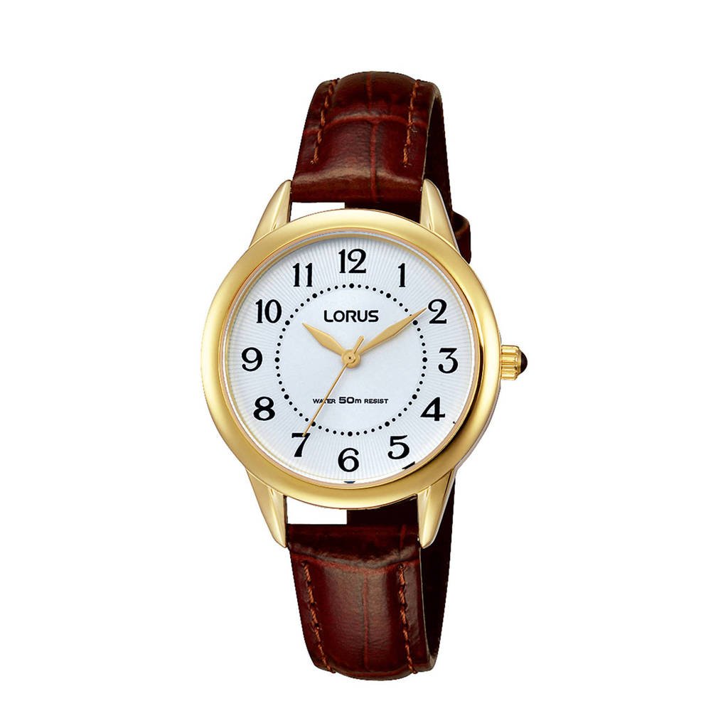 Lorus horloge RG252JX9, Bruin