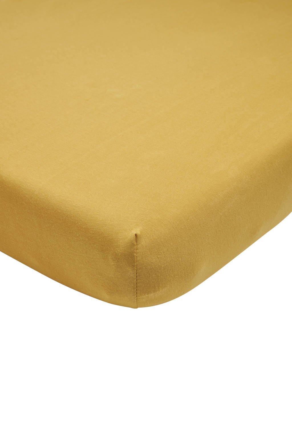 Meyco jersey hoeslaken boxmatras 75x95 cm honey gold, Goud