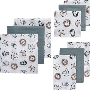 hydrofiele starterset Animal - grijsgroen/wit/bruin (set van 3x3)