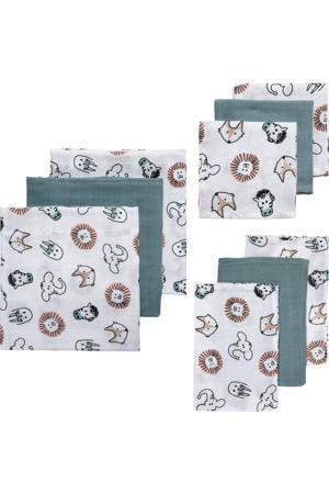 hydrofiele starterset Animal - grijsgroen/wit/bruin (set van 3x3)