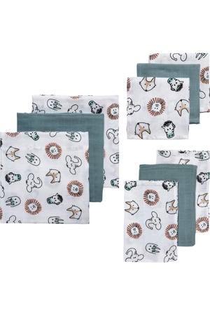hydrofiele starterset Animal - grijsgroen/wit/bruin (set van 3x3)