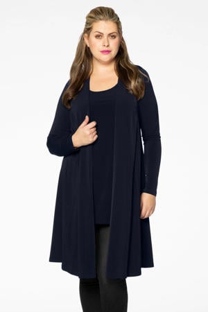 vest van travelstof DOLCE donkerblauw