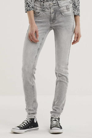high waist slim fit jeans Ibiza light grey