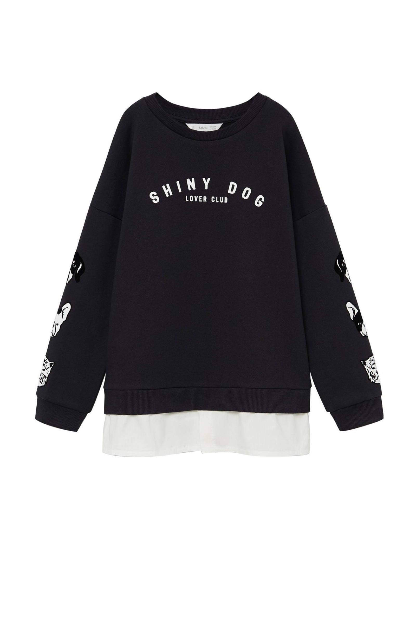 Mango Kids sweater met tekst zwartwit | wehkamp Mango Kids sweater met tekst zwartwit | wehkamp